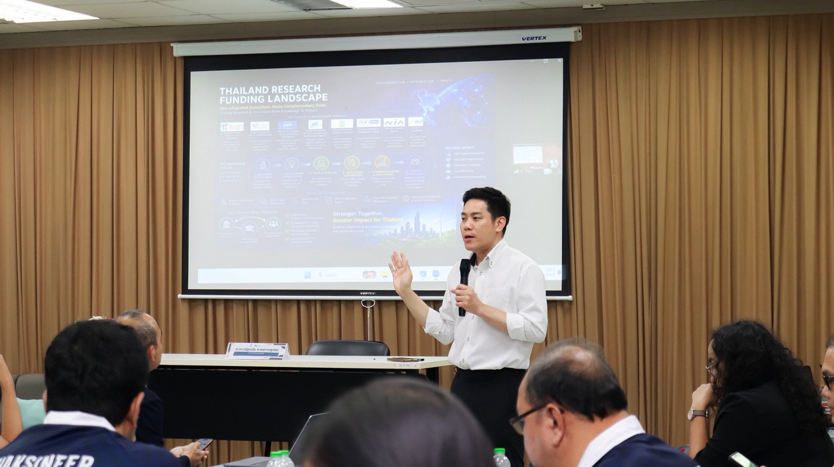 TSU Research Night Talk เปิดเส้นทางสู่ทุนวิจัยเชิงยุทธศาสตร์มุ่งเป้าขั้นสูง